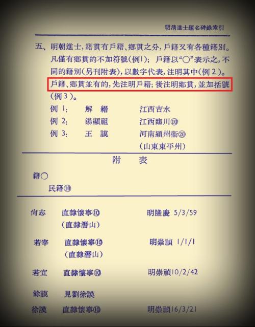籍贯的意思